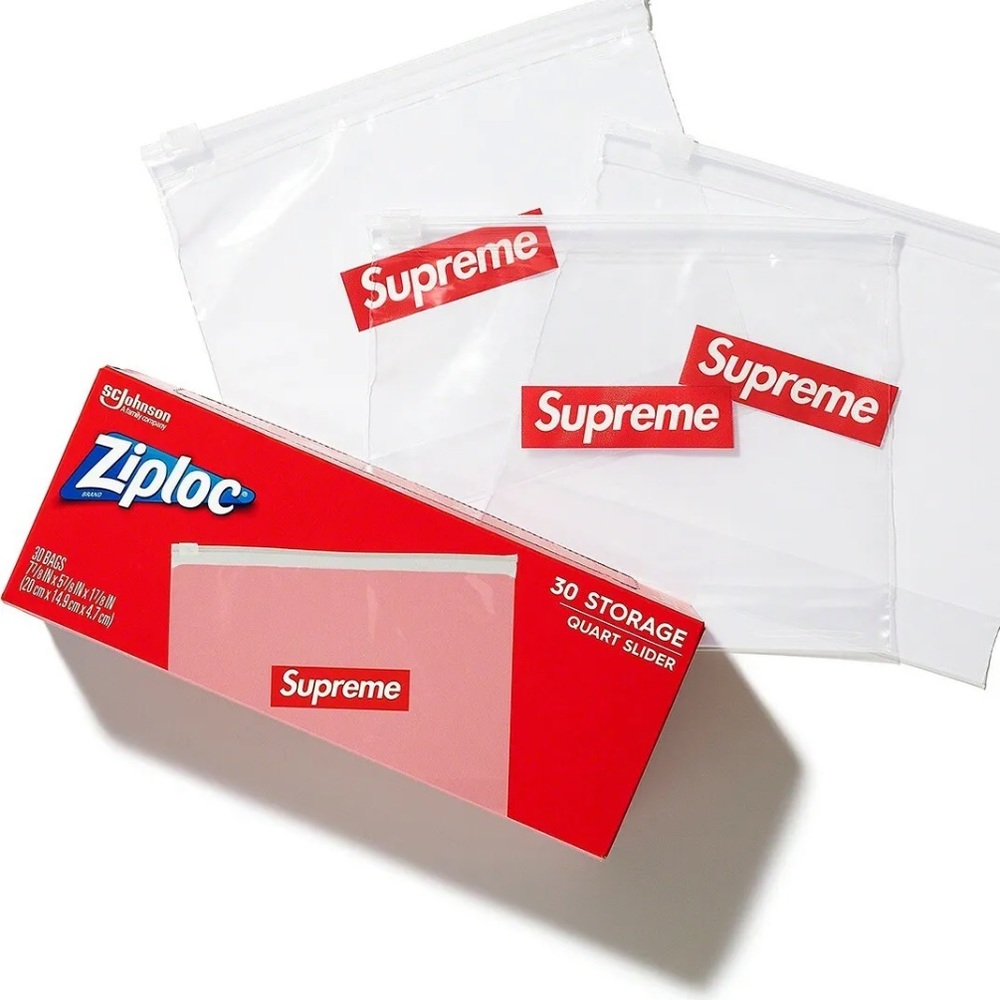 Brand‎ New❤️🤍 Supreme Ziplock Bags✔️